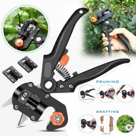Garden Grafting Pruner Set Farming Fruit Tree Pruning Shears Scissor Vaccination Plant Tree Cutting Machine Tape Dropshipping (Option: default)