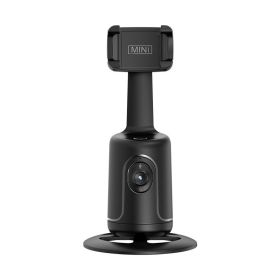 360 Auto Face Tracking Gimbal AI Smart Gimbal Face Tracking Auto Phone Holder For Smartphone Video Vlog Live Stabilizer Tripod (Color: Black)